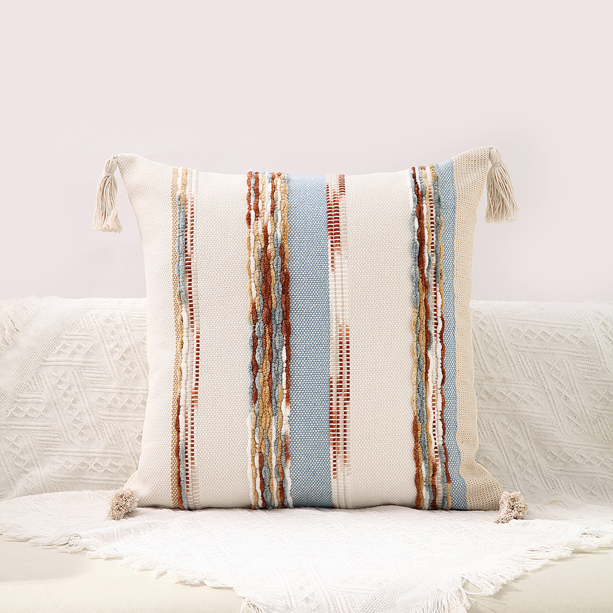 Jacquard Throw Pillow